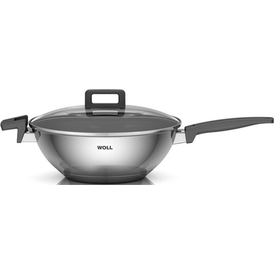 Woll Panvica z nehrdzavejúcej ocele Wok so sklenenou pokrievkou Concept 30 cm