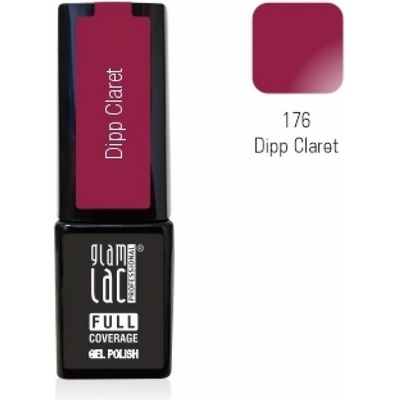 GlamLac Gel lak červený 176 Deep Claret 6 ml