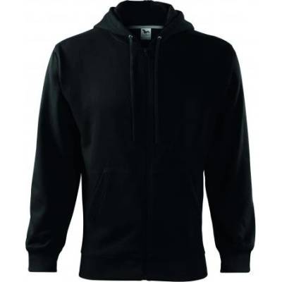 Malfini Trendy ZIPPER detská mikina 01-Čierna