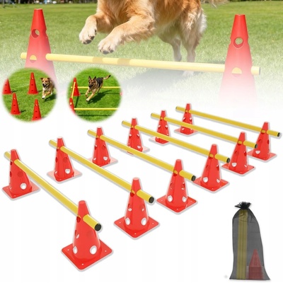 NettleTree Překážková dráha s tyčemi 32 cm a břevny 1 m