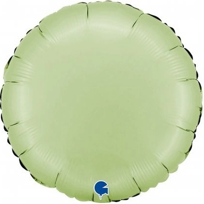 GRABO fóliový balónek Kruh saténově olivový 18 46cm nafukovací