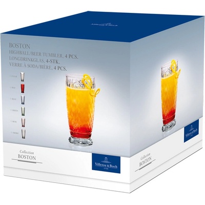Villeroy & Boch Boston Coloured vysoký pohár, zelený 162mm 400 ml