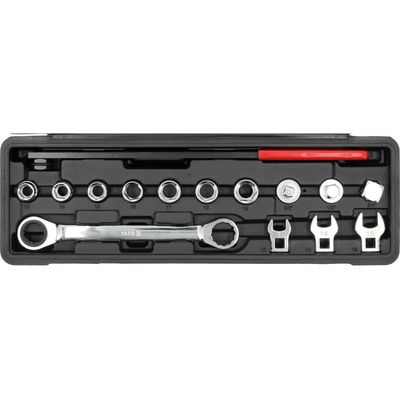 Yato Sada kľúčov a adaptérov 15-dielna YT-06279