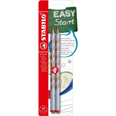 Stabilo Ergonomická trojhranná grafitová tužka HB pro praváky 2 ks 455115 – Zboží Živě