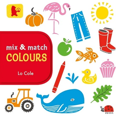 Mix and Match: Colours hravá kniha v angličtině