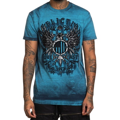 AFFLICTION мъжка тениска affliction - phantom flight - a26345-delb