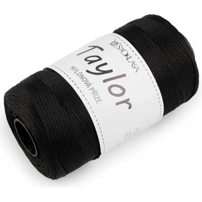 Nylonová pletací příze Taylor 250 g Varianta: 9 černá, Balení: 1 ks 58990/151352/272391