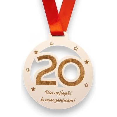 Vypálímti.cz výroba laserem Jubilení medaile XL 20