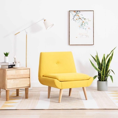 vidaXL 288699 žluté textil