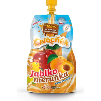 Ovocňák mošt jablko marhuľa 250 ml