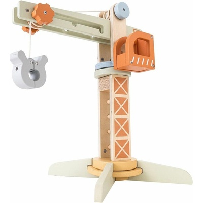 2Kids Toys Dřevěný jeřáb s příslušenstvím