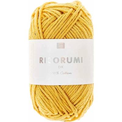 Rico Design Bavlnená háčkovacia priadza Ricorumi dk odtieň 063 šafránová - 1 ks