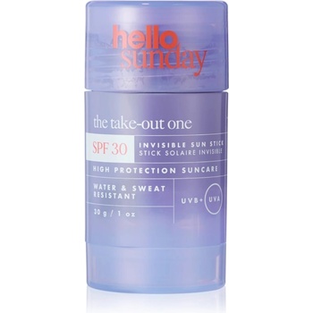 Hello Sunday SPF the take-out one invisible sun stick защитен хидратиращ стик SPF 50+ 25 гр