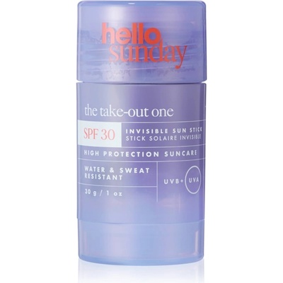 Hello Sunday SPF the take-out one invisible sun stick защитен хидратиращ стик SPF 50+ 25 гр
