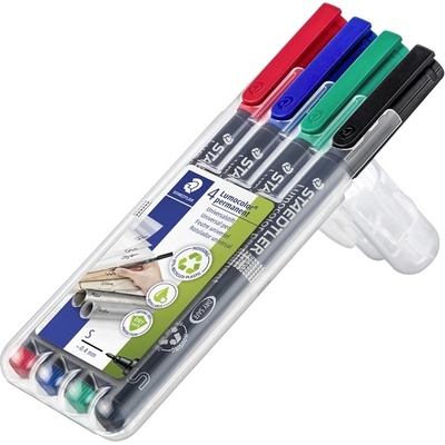 STAEDTLER Маркер Staedtler Lumocolor Perm 0, 4мм асорти (4) (313 WP4)