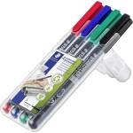 STAEDTLER Маркер Staedtler Lumocolor Perm 0, 4мм асорти (4) (313 WP4)