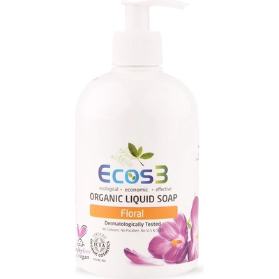 EcoS3 organické tekuté mýdlo Floral 500 ml