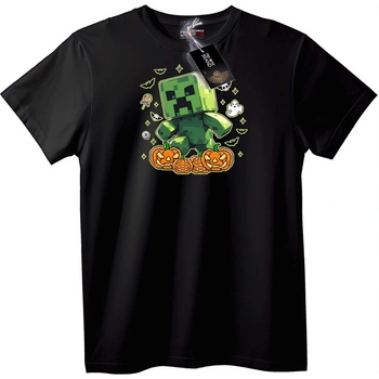 NOONEBRAND Тениска Крийпър за Хелоуин от Minecraft - 2XL, Black