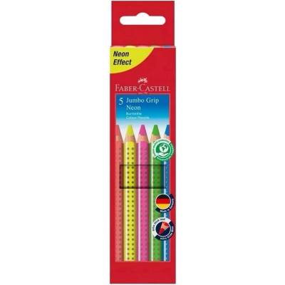 Faber-Castell 110994 Jumbo Grip Neon 5 farieb