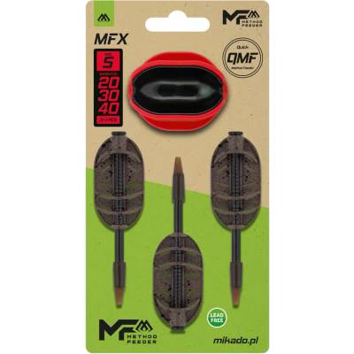 MIKADO - Sada kŕmidiel Method Feeder MFX QMF 20+30+40 g veľ. S