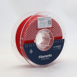Gembird 3DP-PLA1.75HY-01-R Високоскоростна PLA нишка червена 1, 75mm 1kg (3DP-PLA1.75HY-01-R)