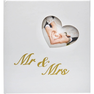 KPH Svatební fotoalbum Mr a Mrs bílé