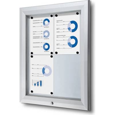 Jansen Display Exteriérová vitrína 4 x A4 583 x 760 mm