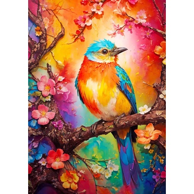 Enjoy - Puzzle Colorful Birdie - 1 000 piese