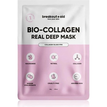 breakout + aid Bio-Collagen Real Deep Mask нощна маска с колаген