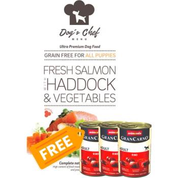 Dog´s Chef Puppy Fresh Salmon with Haddock & Vegetables 15 kg