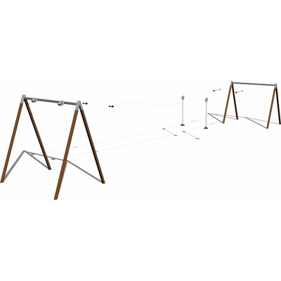 Playground System Lanová dráha DUO celokovová