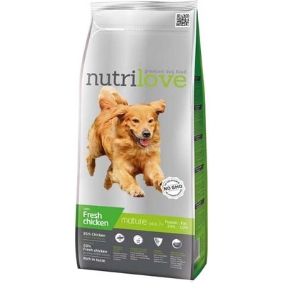 Nutrilove pes Mature fresh kuřecí 3 kg