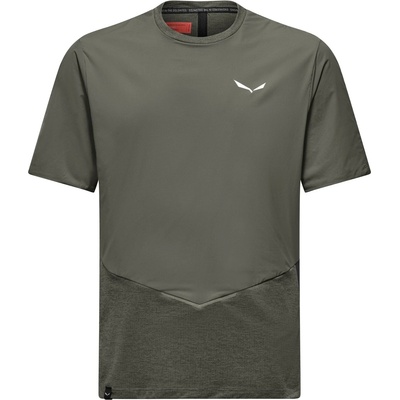 Salewa Мъжка спортна тениска Salewa Pedroc Dry Wind T-Shirt Sport shirt - Faded Green - размер 54 (EU) (216-6977-0115)