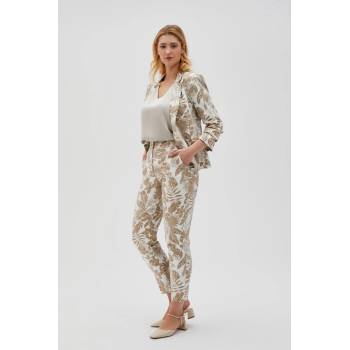 Moodo Бели дамски цветни панталони Moodo Moodo | Byal | ЖЕНИ | XS