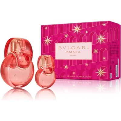 Bvlgari Bvlgari Omnia Coral 2023 SET: Toalentá voda 100 ml + EDT 15 ml Pre ženy EDT