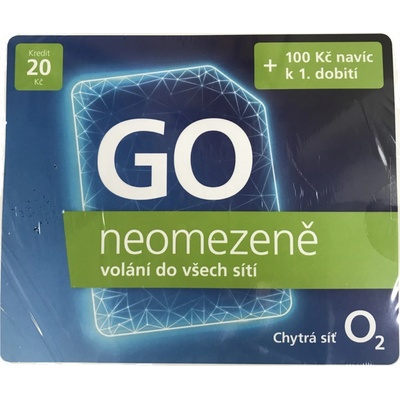 O2 GO SIM KARTA - kredit 25,- Kč Tarif PŘEDPLADENKA – Sleviste.cz