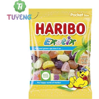 Haribo Exotix želé s ovocnou příchutí 80 g