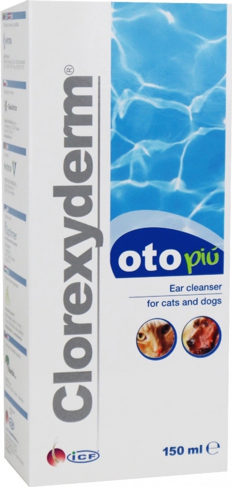 Solution Nettoyante Oreilles Chien Chat Clorexyderm - 150ml - Hygiène Auriculaire