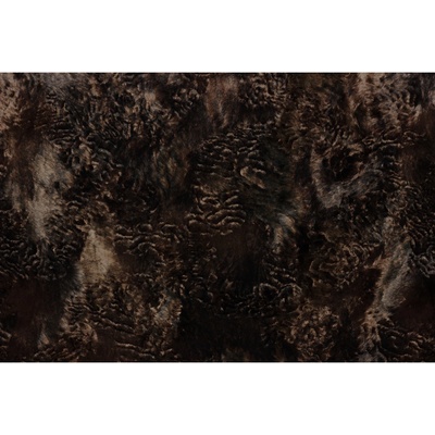 Umělá kožešina persián - Tmavě hnědá