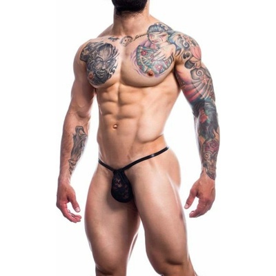 Cut4Men L4CE02 G-string with Lace Black