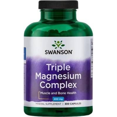 Swanson Triple Magnesium Complex 400 mg [300 капсули]
