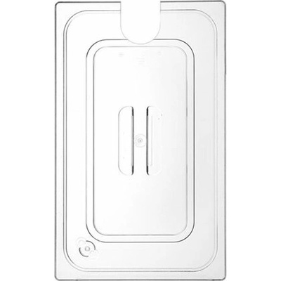 Viečko pre polykarbonátové GN nádoby s výrezom pre sous-vide cirkulátor 530 x 325 mm, priehľadné 864203H