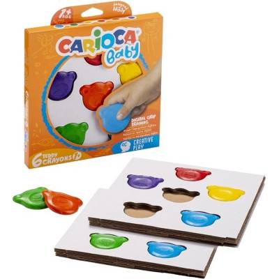Carioca Baby Teddy voskovky 7 barev