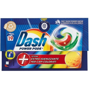 Dash Pods Power Extra Dezinfekcia Color kapsle 19 PD
