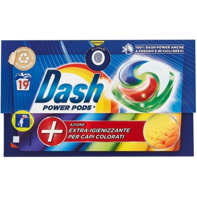 Dash Pods Power Extra Dezinfekcia Color kapsle 19 PD
