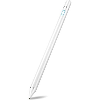Mobilly активен стилус и сензорна писалка 3в1 за мобилни телефони и таблети, бял