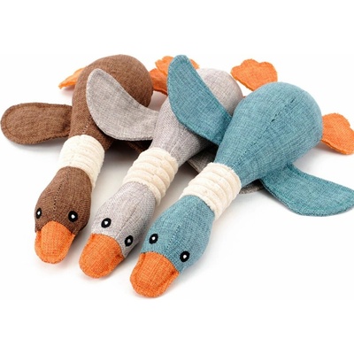 Reedog Plush Duck plyšová pískacia 32 cm šedá