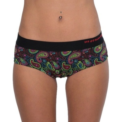 69SLAM Dámské kalhotky Boxer Cashmere (GYXCAB-PO) Black – Zboží Mobilmania