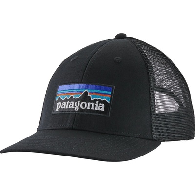 Patagonia P-6 Logo LoPro Trucker Hat Цвят: черен