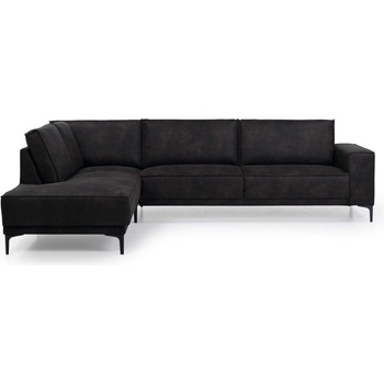 Scandic Тъмносив ъглов диван от изкуствена кожа (ляв ъгъл) Copenhagen - Scandic (14510SN 29 ANTRAZITE)